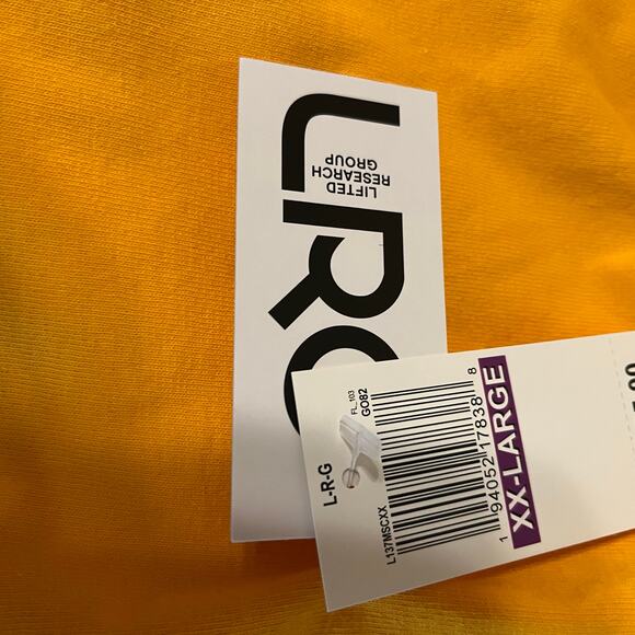 LRG Short Sleeve T-Shirt in Yellow size 2XL - Picture 7 of 7